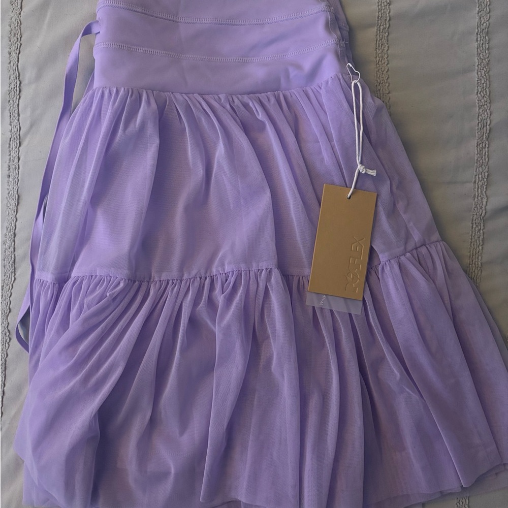 POPFLEX Lavender A-Line Skirt